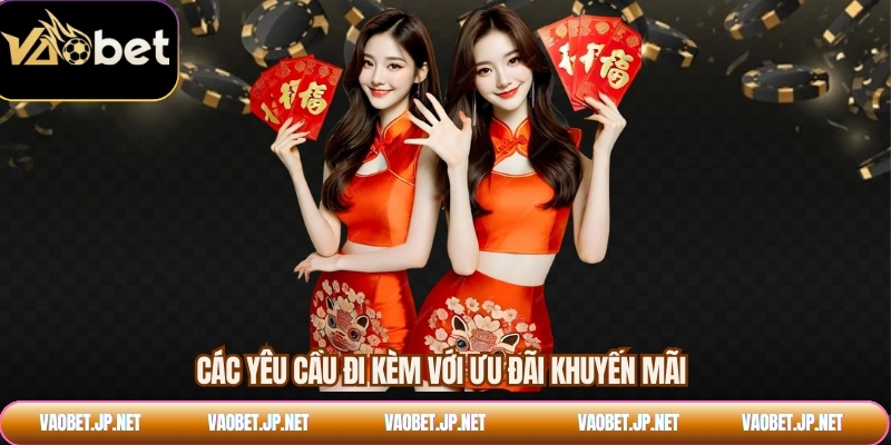 Các yêu cầu đi kèm với ưu đãi khuyến mãi